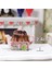 Vintage Stil Porselen Çaydanlık Dollhouse Masa Dekor Için Kapaklı 1/12 Ölçekli (Yurt Dışından) 5