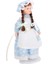 Dollhouse Minyatür Porselen Bebekler Örgülü Saç Standlı Küçük Hizmetçi Kız (Yurt Dışından) 1