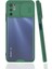 Xiaomi Poco M3 Pro Kılıf Platin Kamera Koruma Silikon - Yeşil 1