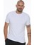 T8569 İkili Set Bisiklet Yaka Erkek T-Shirt-Lacivert - Beyaz 4