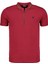 T8571 Fermuarlı Erkek T-Shirt-Koyu Bordo 1