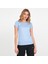 RELAX IN Kadın Slim Fit Tişört Açık Mavi 1
