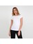 RELAX IN Kadın Slim Fit Tişört Beyaz 1