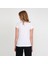 RELAX IN Kadın Slim Fit Tişört Beyaz 3