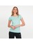 RELAX IN Kadın Slim Fit Tişört Nane 4