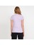 RELAX IN Kadın Slim Fit Tişört Mor 3
