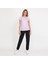 RELAX IN Kadın Slim Fit Tişört Mor 5