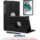Wowacs Samsung Galaxy Tab A8 Sm X200 (2022) Kılıf Birebir Uyumlu Dönebilen Kılıf + Ekran Koruyucu + Kalem