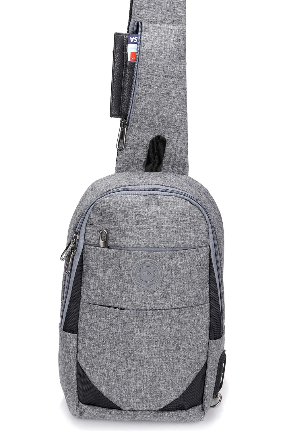 Strong Bag Strong Kulaklık Çıkışlı Tek Kol Göğüs ve Sırt Çantası ,çapraz Çanta Body Bag TK02 görsel 7