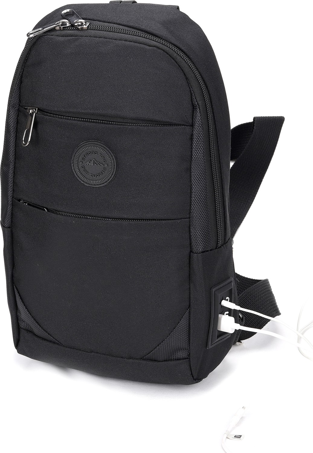 Strong Bag Strong Kulaklık Çıkışlı Tek Kol Göğüs ve Sırt Çantası ,çapraz Çanta Body Bag TK02 görsel 5