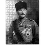Cakapuzzle Atatürk Kalpaklı Madalyalı 120 Parça Puzzle Yapboz Mdf (Ahşap)
