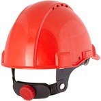Bbu BBU-CNG600 Kırmızı Baret 53-63 cm Hafif ve Dayanıklı Endüstriyel Koruma için Güçlü ABS Malzeme