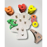 Doktoys Ahşap Çiçek Yapboz