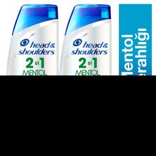 Head&Shoulders Mentol Ferahlığı Şampuan 2'si 1 Arada 400 ml x 2