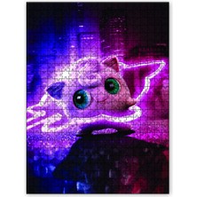 Cakapuzzle Pokemon Jigglypuff 120 Parça Puzzle Yapboz Mdf (Ahşap)