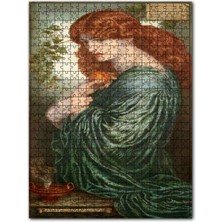 Cakapuzzle Dante Gabriel Rossetti Proserpine Yağlıboya 120 Parça Puzzle Yapboz Mdf (Ahşap)