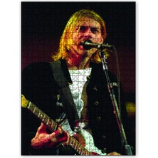 Cakapuzzle Kurt Cobain Sahnede Görsel 255 Parça Puzzle Yapboz Mdf (Ahşap)