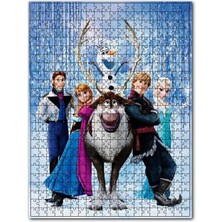 Cakapuzzle Frozen Tüm Karakterler 500 Parça Puzzle Yapboz Mdf (Ahşap)