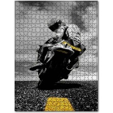 Cakapuzzle Yamaha 46 Numara Motosiklet Görseli 500 Parça Puzzle Yapboz Mdf (Ahşap)