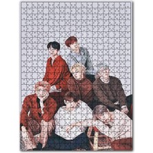 Cakapuzzle Bts Koreli Gençler Masum Yüzler 255 Parça Puzzle Yapboz Mdf (Ahşap)