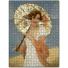 Cakapuzzle François Martin Kavel Catherine La Rose Yaz Şemsiyeli 120 Parça Puzzle Yapboz Mdf (Ahşap)