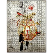 Cakapuzzle Ahşap Tablo Diego Max Sanat Görseli 120 Parça Puzzle Yapboz Mdf (Ahşap)