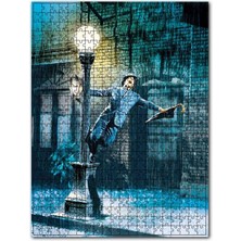 Cakapuzzle Yağmurda Şarkı Söyleyen Adam 120 Parça Puzzle Yapboz Mdf (Ahşap)