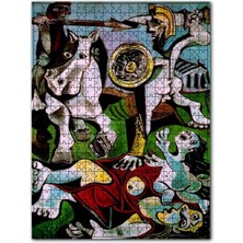 Cakapuzzle The Rape Of The Sabine Women, By Pablo Picasso 2 120 Parça Puzzle Yapboz Mdf (Ahşap)