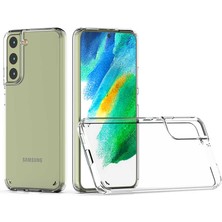 Case 4U Samsung Galaxy S22 Plus Uyumlu Kılıf Şeffaf Sert Sararmaz Coss Kapak