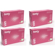 Tenty Flex Tenty Vinil Muayene Eldiven Medium 100  Lük 4 Pk