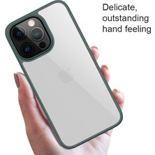 Mutural Apple iPhone 13 Için Sert Pc + Tpu Koruyucu Telefon Kılıfı - Yeşil (Yurt Dışından)