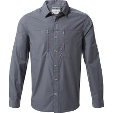 Craghoppers Kiwi Boulder Ls Erkek Gömlek-Mavi