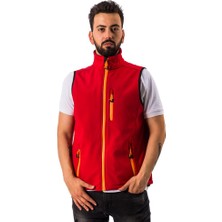 Freecamp Vest Erkek Softshell Yelek-Kırmızı