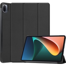 Dacare Xiaomi Pad 5 Için Pu Deri Standlı Otomatik Kapanma Özellikli Tablet Kılıfı - Siyah (Yurt Dışından)