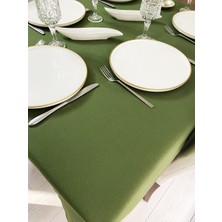 Zeren Home Sıvı Geçirmez Dertsiz Masa Örtüsü Yeşil