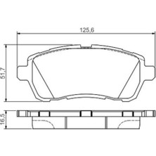 Bosch Ford Fiesta 1.25 2008-2017 Bosch Ön Balata