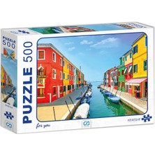 Venedik - Galata Kulesi 500 Parça Puzzle 2'li Set