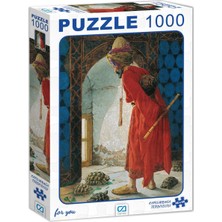 Kaplumbağa Terbiyecisi - Mona Lisa - Venedik  3'lü Puzzle Set