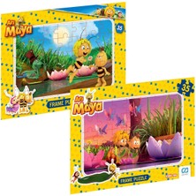 Arı Maya Frame Puzzle 35 Parça 2'li Puzzle Seti