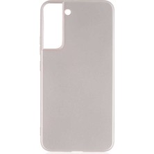 Dlrcase Samsung Galaxy S22 Kılıf Korumalı Premier Mat Silikon + Full Ekran Koruyucu Gold