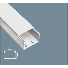 Mutlusan Yapışkanlı  Kablo Kanalı 40X60 5boy 10MT