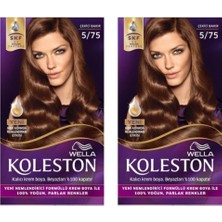 Wella Koleston Kit Saç Boyası 5/75 Çekici Bakır x 2 Adet