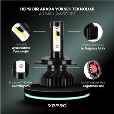 VRPRO F2 Mini Slim LED Xenon Far Ampulü Csp Çip | H4