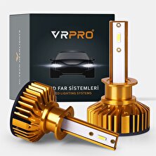 VRPRO F2 Mini Slim LED Xenon Far Csp Ampulü Çip | H1 | Gold