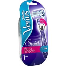 Gillette Venus Swirl Extra Smooth Kadın Tıraş Makinesi Yedekli  Tıraş Bıçağı