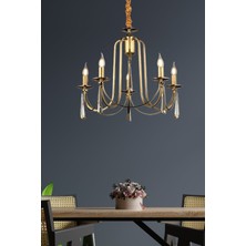 Burenze Luxury Modern Elegance Sarkıt Avize Eskitme 5'li Countess Avize BURENZE993