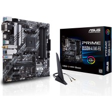 Asus Prıme B550M-A Wıfı Iı Amd B550 Am4 DDR4 4866 Hdmı Dvı Vga Çift M2 Usb3.2 Ax Wifi + Bt Argb Matx (Prıme B550M-A Wıfı Iı) Anakart