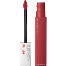 Brc Toptan Maybelline New York Maybelline Super Stay Matte Ink Likit Mat RUJ-170 Initiator Ruj