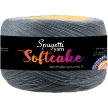 Spagetti Yarn Sarı Papatya Soft Cake