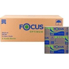 Focus Optimum Dispenser Masa Üstü Peçetesi 18x24 cm 18 Paket
